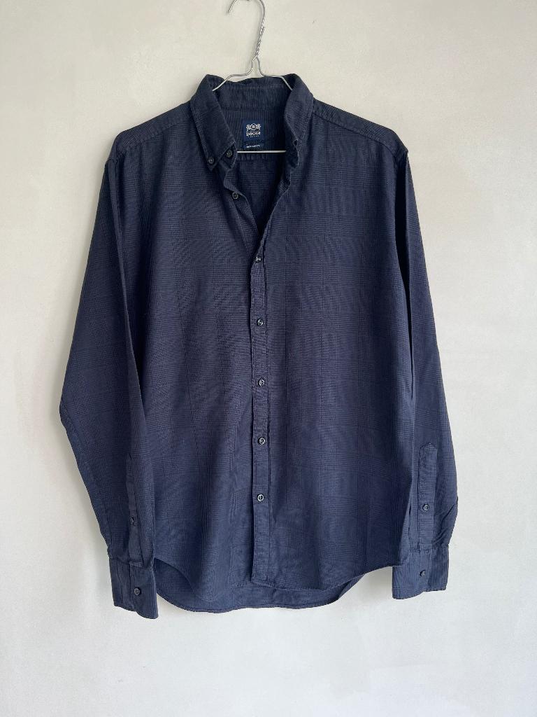 boggi overhemd maat s blauw, Halswijdte 38 (S) of kleiner, Zo goed als nieuw, Boggi, Verzenden