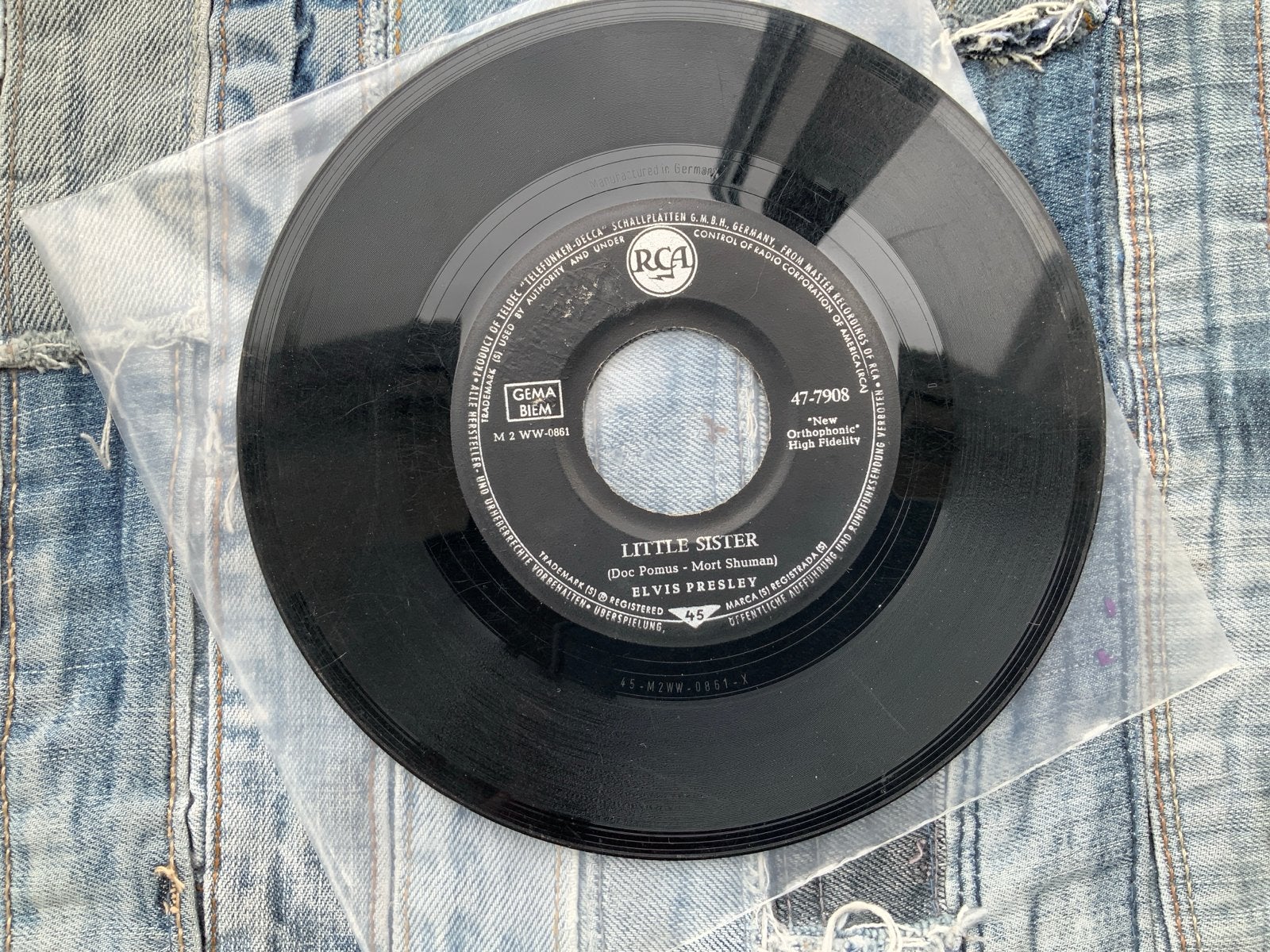 Elvis Presley - Little Sister / His Latest Flame (Single), Cd's en Dvd's, Vinyl Singles, Gebruikt, 7 inch, Single, Ophalen of Verzenden