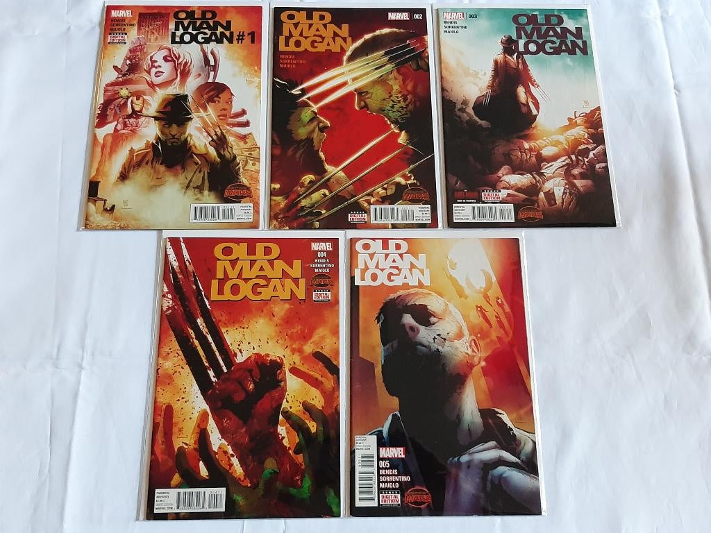 Old Man Logan (2015 Marvel) # 1-5 (complete serie), Complete serie of reeks, Ophalen of Verzenden, Zo goed als nieuw, Amerika