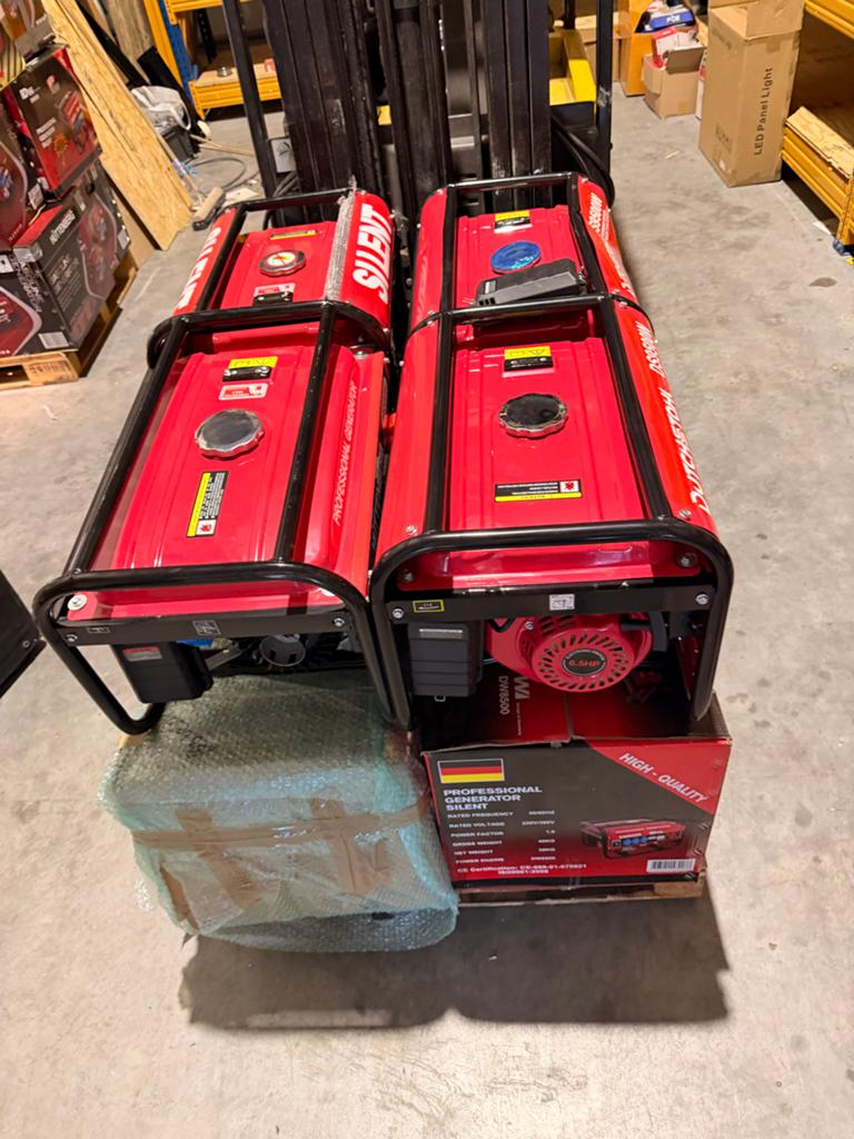 Retouren Benzine Generatoren - Diverse merken  / bol retours, Ophalen, Benzine, Nieuw, Geluidgedempt