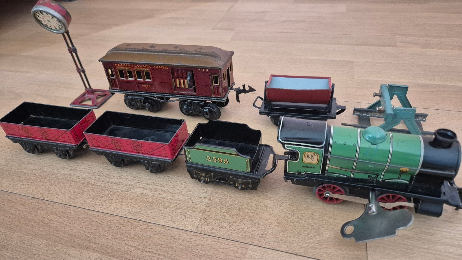 Vintage Hornby Locomotief en Wagons, Ophalen of Verzenden, Gebruikt, Treinset, Overige merken