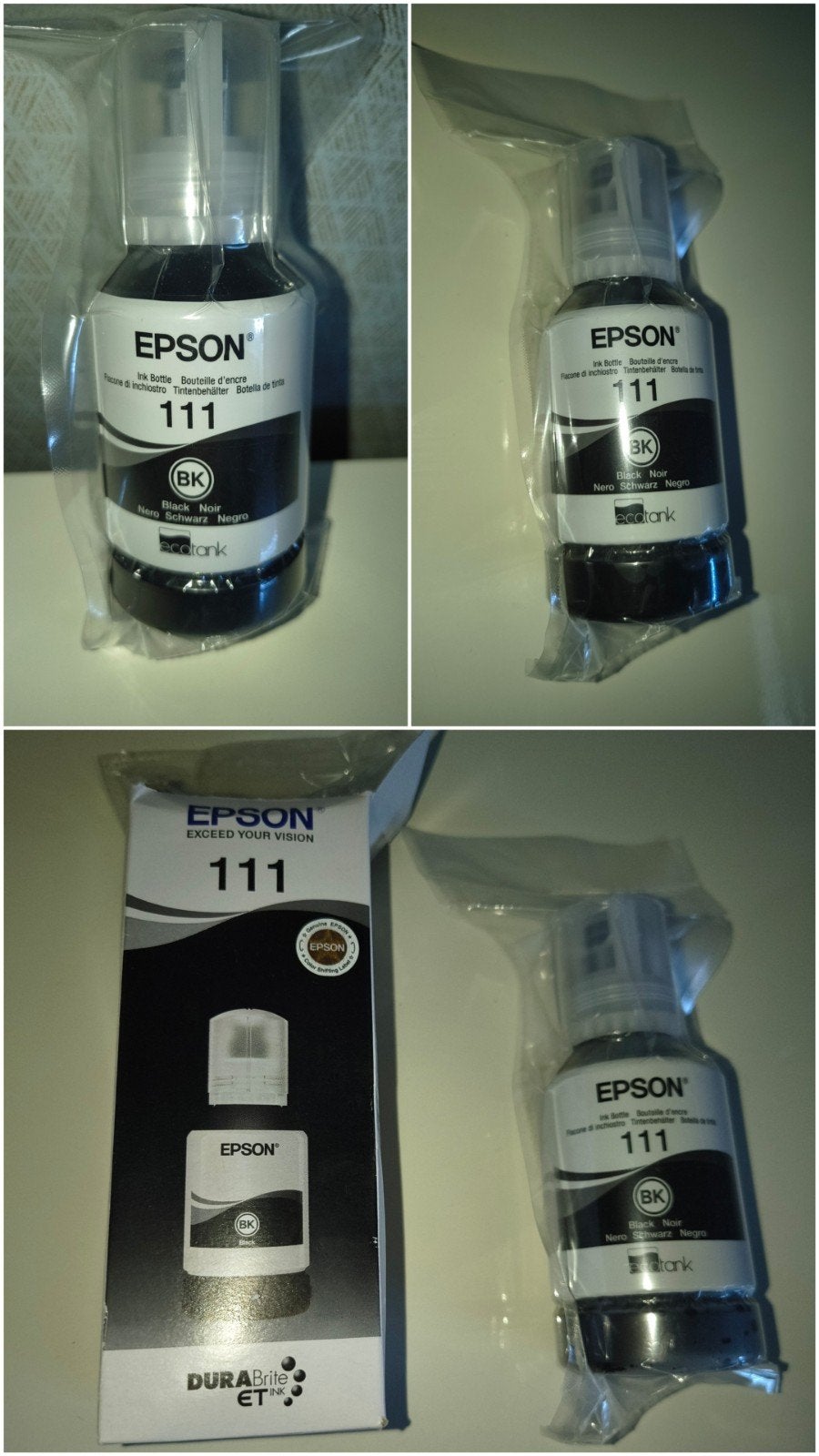Gratis af te halen: 1,5 fles Epson 111 EcoTank Inkt (Zwart), Ophalen, Nieuw, Overige typen