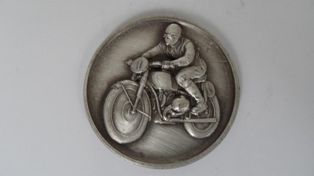 TT Assen motorwegrace HB Racing Team medaille, Verzenden, Gebruikt, Gebruiksvoorwerp