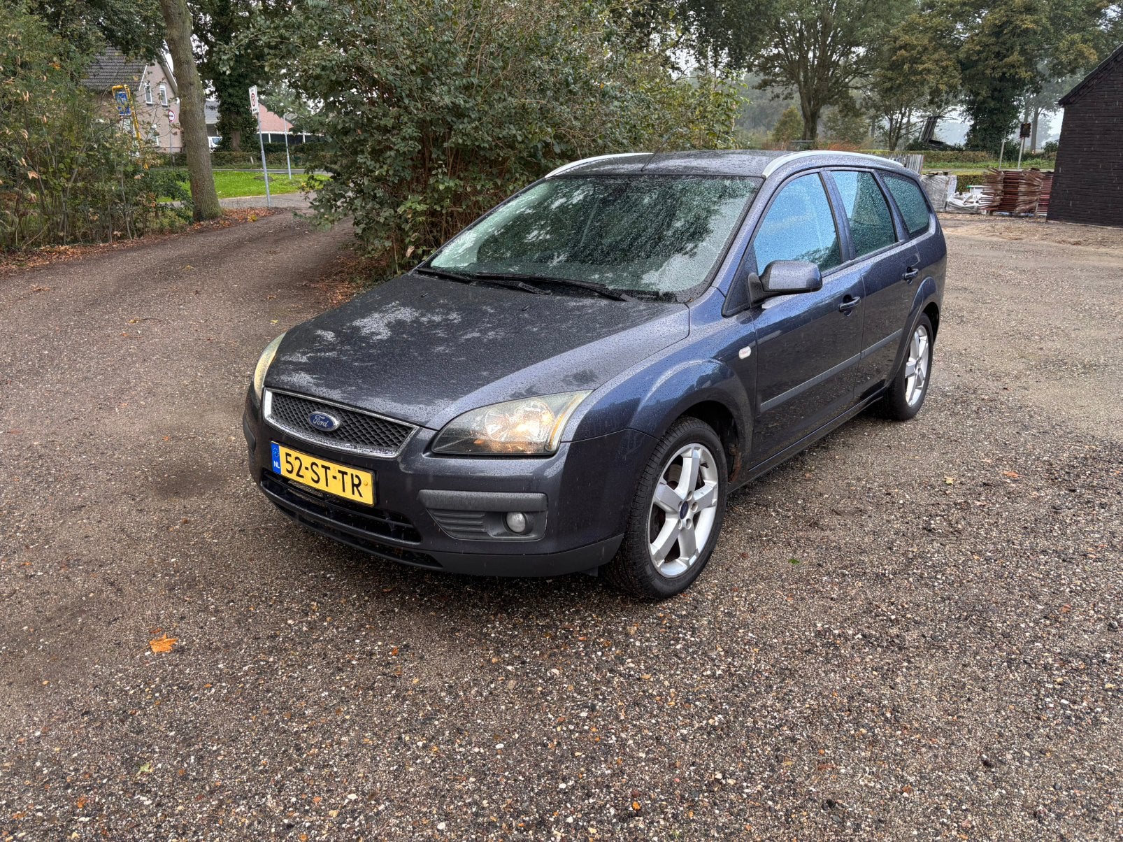 Ford Focus 2.0 107KW Wagon 2006 Grijs, Auto's, 145 pk, Stof, Zwart, 4 cilinders