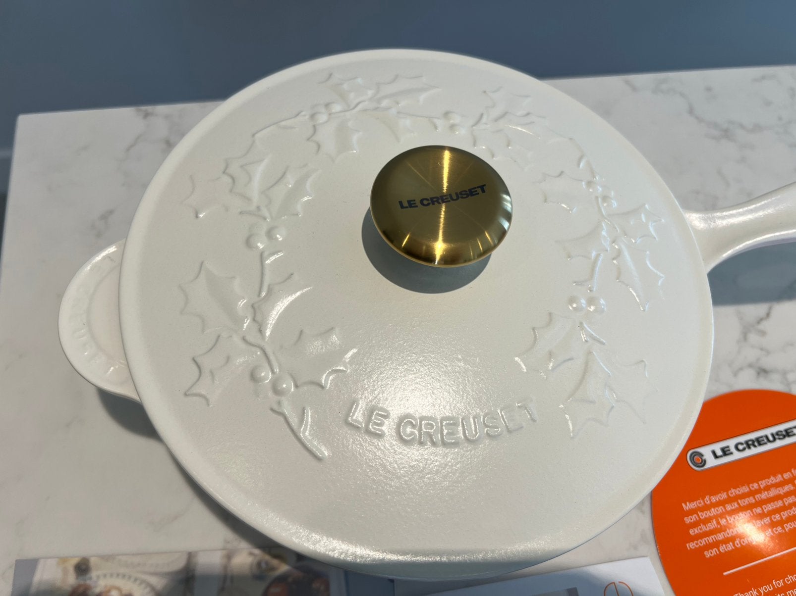 Nieuwe Kerst Le Creuset sauspan 21 cm Cotton, Geschikt voor inductie, Nieuw, Le Creuset, Ophalen of Verzenden