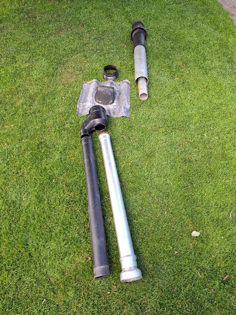 Dakdoorvoer 80-125 mm, Ophalen, Gebruikt, Ventilator en Afzuiger