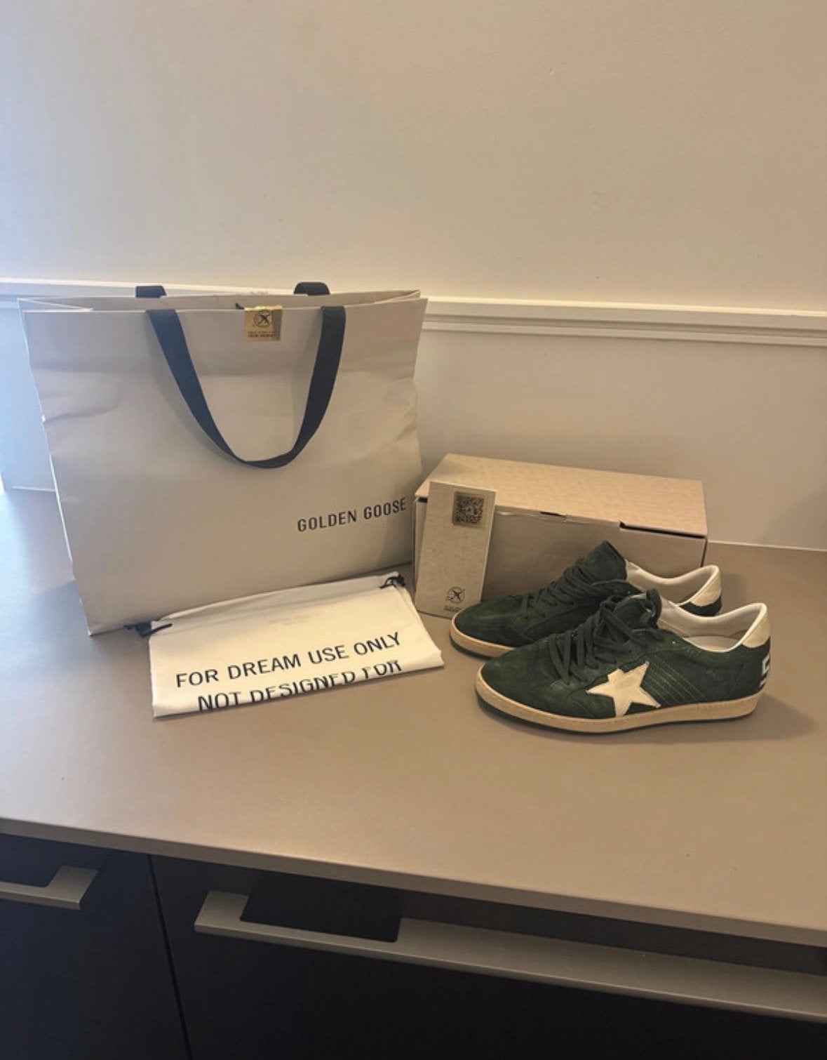 Golden Goose suède sneakers groen maat 42, Ophalen of Verzenden, Gedragen, Groen, Sneakers of Gympen