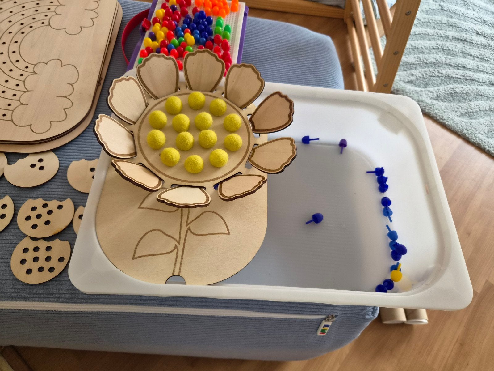 spelmateriaal met ikea bak/lade, Ophalen of Verzenden