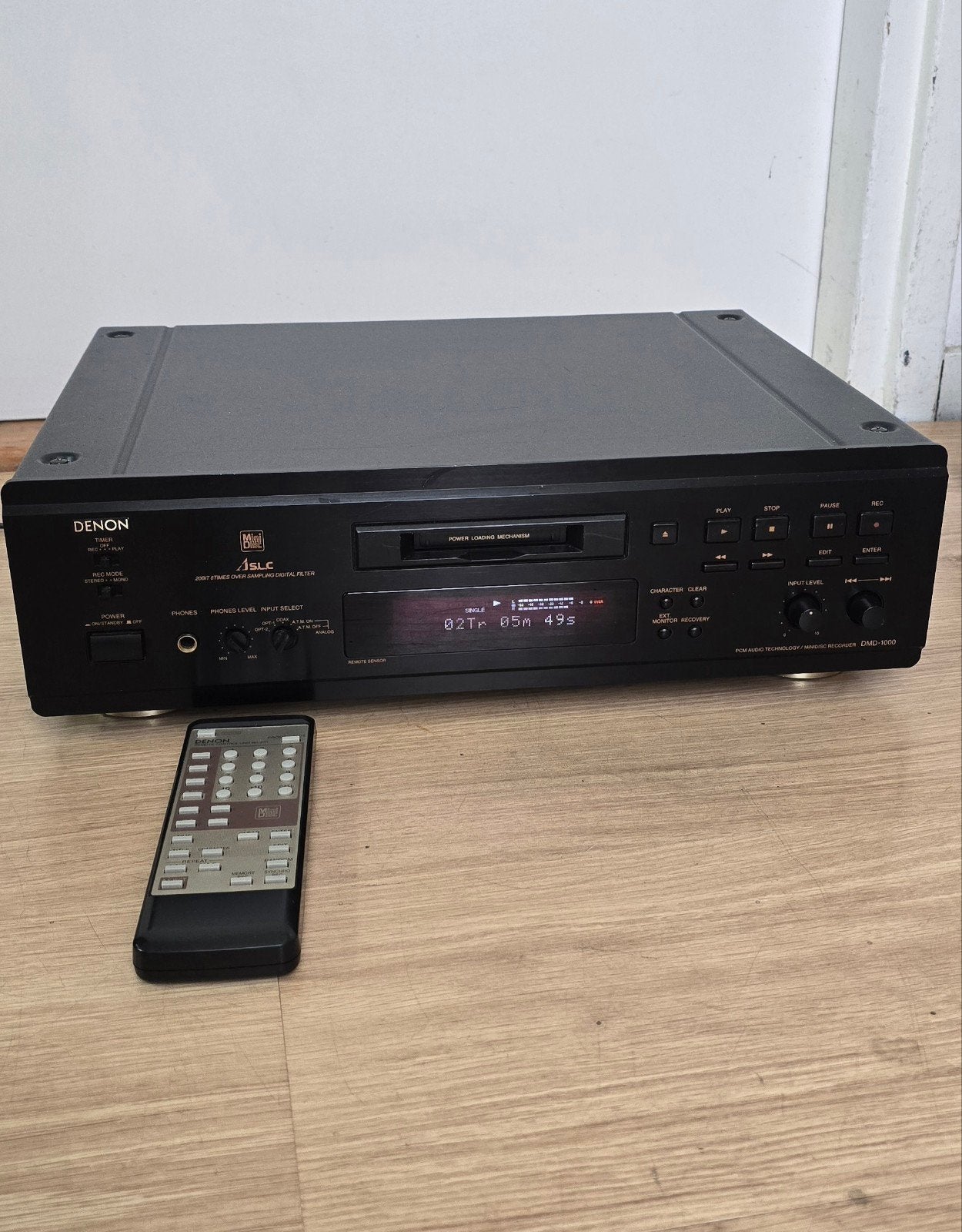 Denon DMD-1000 Minidisc-recorder met afstandsbediening, Ophalen of Verzenden
