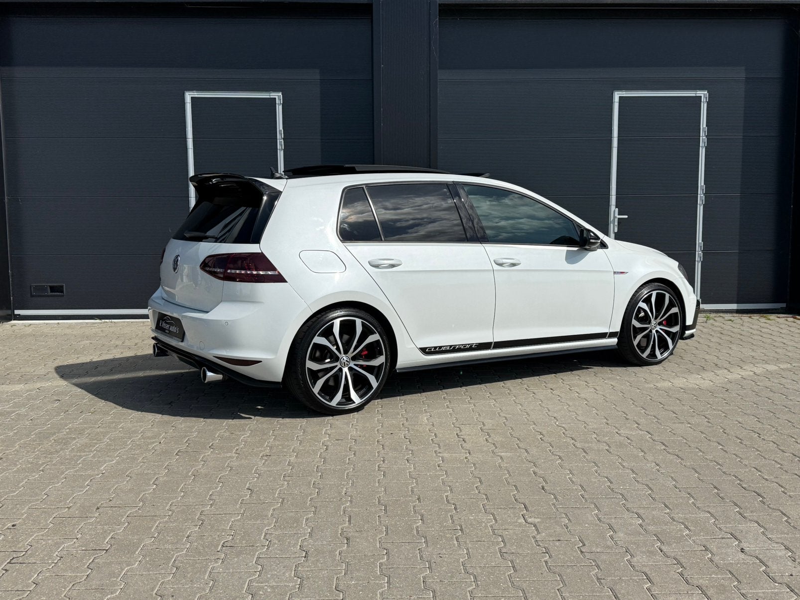 Volkswagen Golf gti Clubsport 2017 NAP!/Pano/Leder/dynaudio, Auto's, Euro 5, Zwart, 4 cilinders, Wit