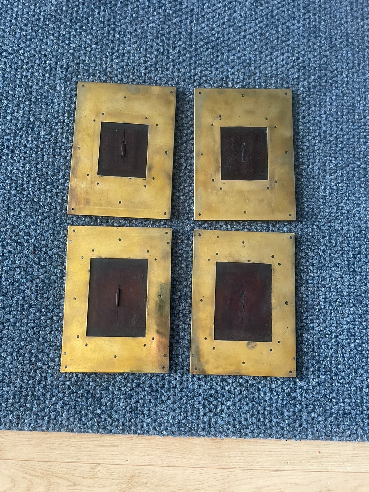 Vintage fotolijst goud retro jugendstil brocante curiosa, Ophalen of Verzenden, Zo goed als nieuw