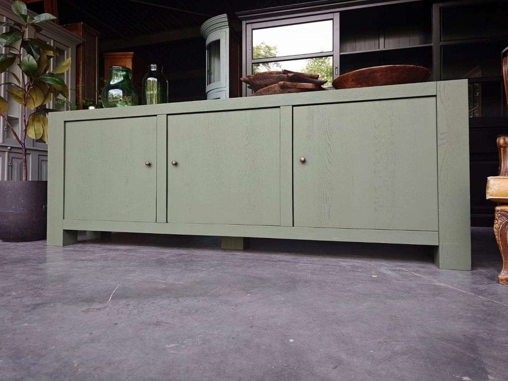 Prachtig dressoir mosgroen | Wandkast | Tv-meubel #2539