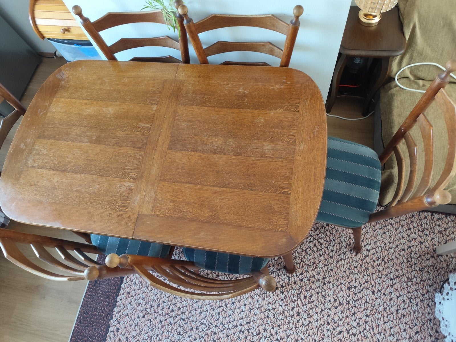 Uitschuifbare eettafel - Zo goed als nieuw, Ophalen, 100 tot 150 cm, 50 tot 100 cm, Zo goed als nieuw