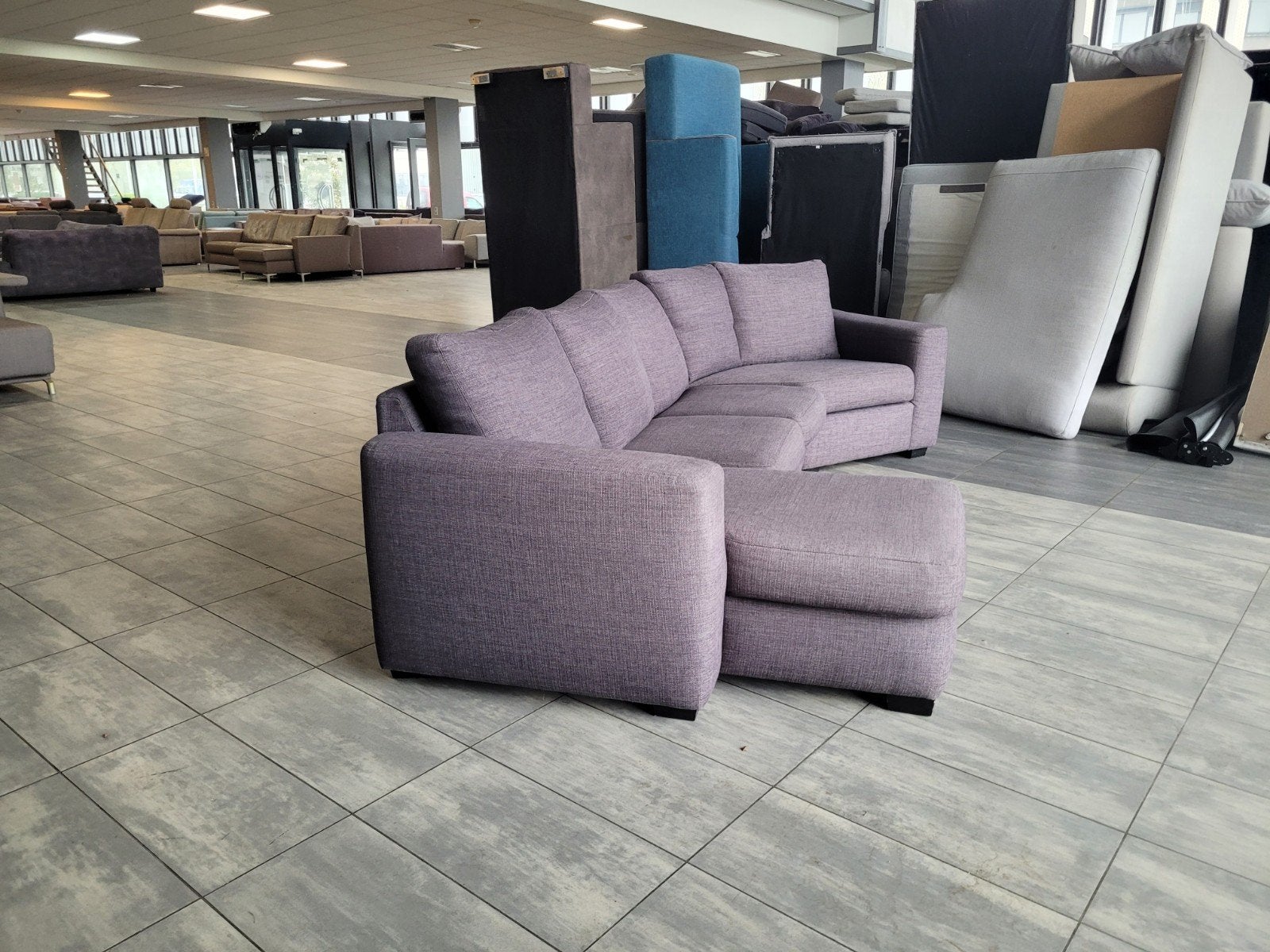 Foto 6 van ✅️️️️ GEREINIGD donkergrijze U-bank 145x330x150 | BEZORGEN