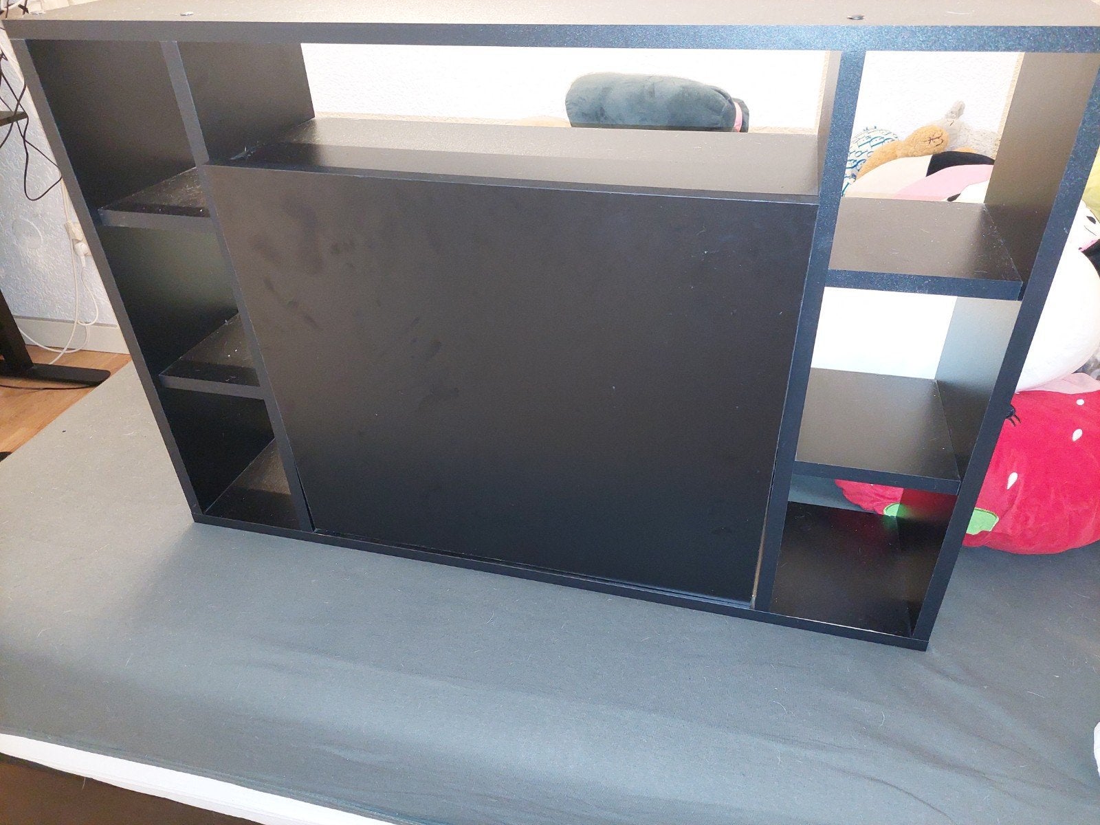 Wandbureau - wandtafel laptop notebook - opklapbaar, Ophalen, Zwart, Zo goed als nieuw, Wanddecoratie