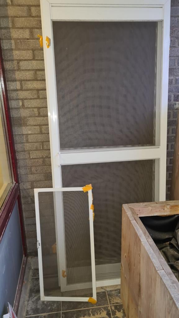 Luxaflex hordeuren 2x en raamhor, Doe-het-zelf en Verbouw, Deuren en Horren, Ophalen, Minder dan 200 cm