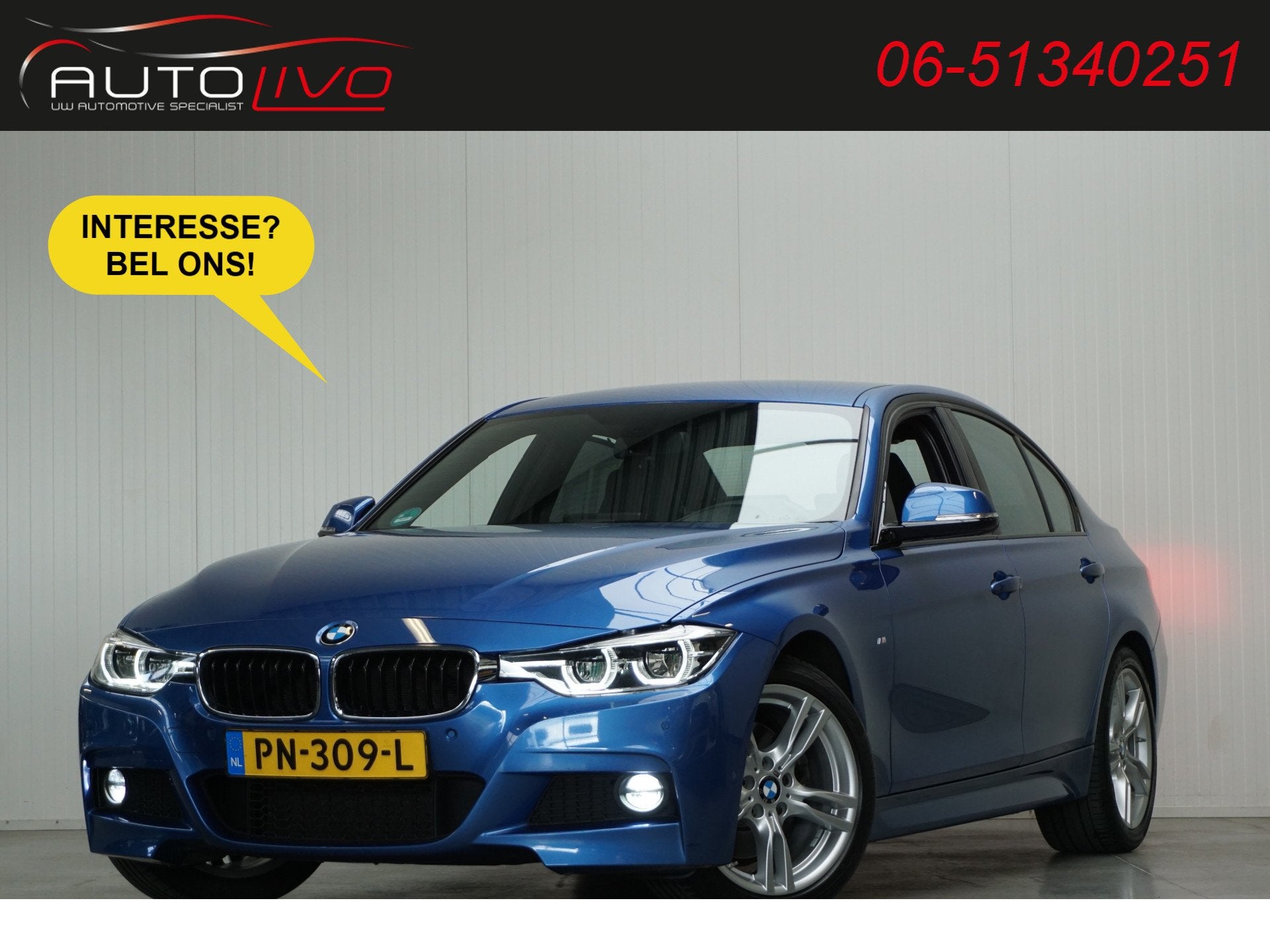 BMW 3-serie 330i High Executive NL AUTO! M-SPORT XENON LEER, Automaat, Achterwielaandrijving, 4 cilinders, 252 pk
