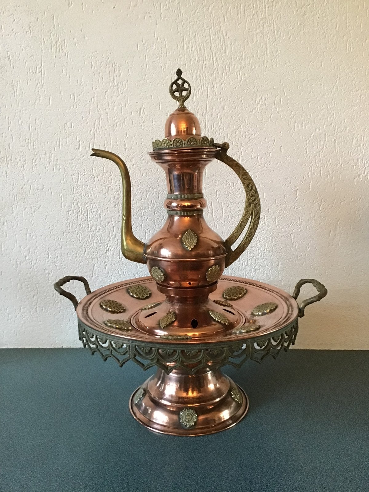 Originele koperen turkse koffiekan, Antiek en Kunst, Ophalen