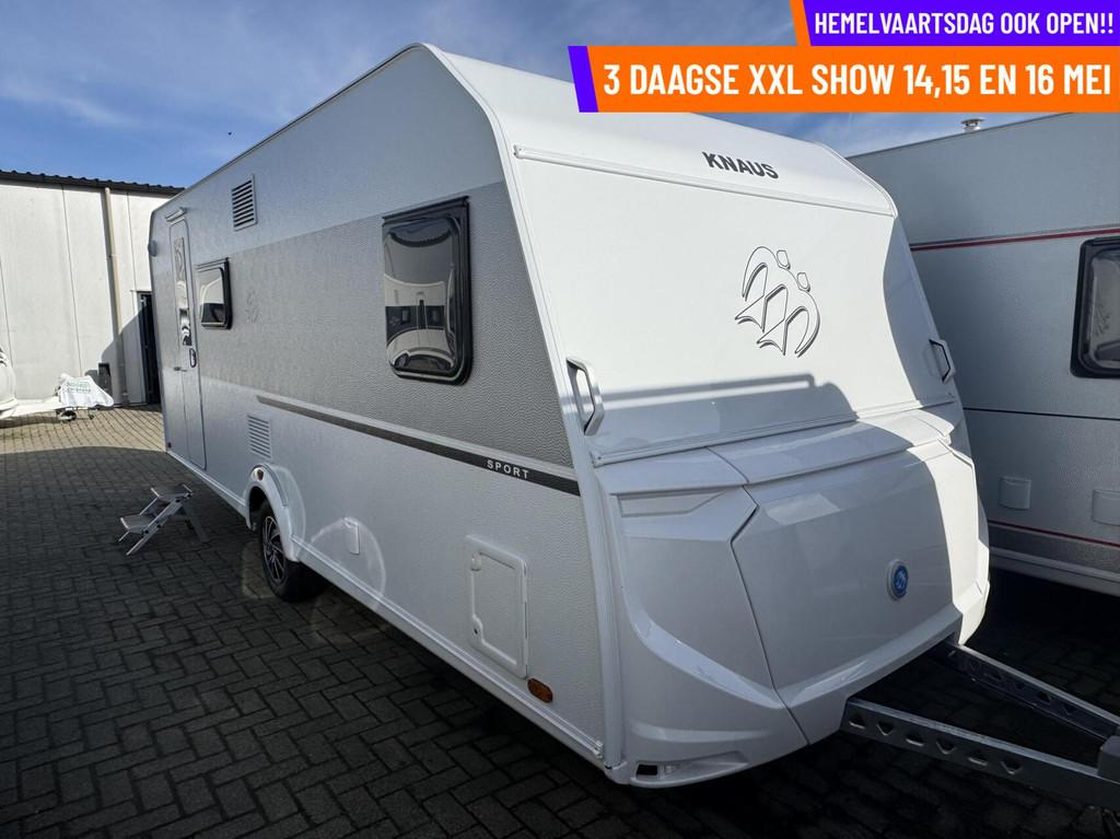 Knaus 540 FDK SPORT,FRANSBED, STAPELBED, TREINZIT, NIEUW !, Hordeur, 7 tot 8 meter, Bedrijf, Knaus