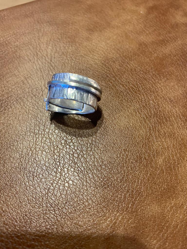 Zilveren ring, Jéh jewels, Ophalen of Verzenden, 17 tot 18, Zilver, Dame