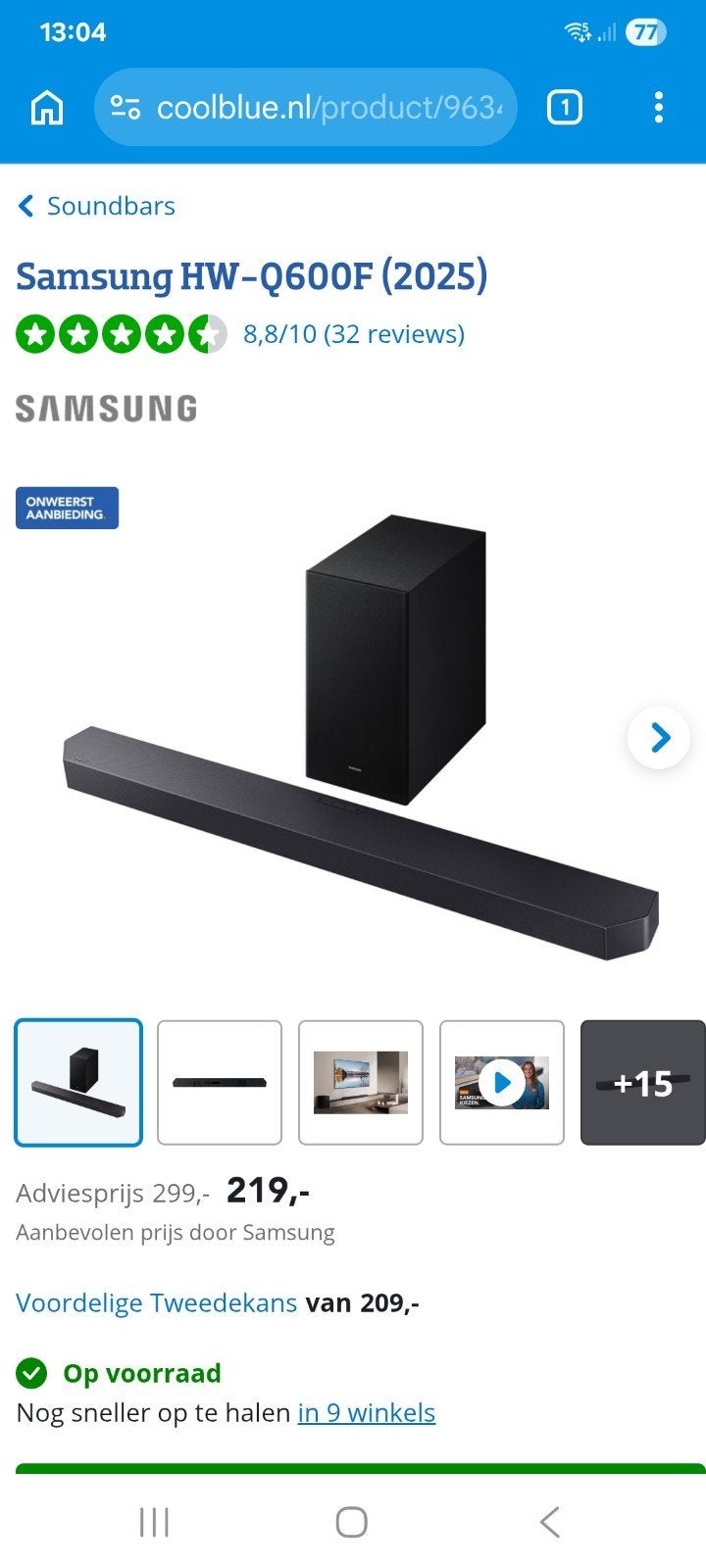 Foto 2 van soundbar Samsung HW Q600F