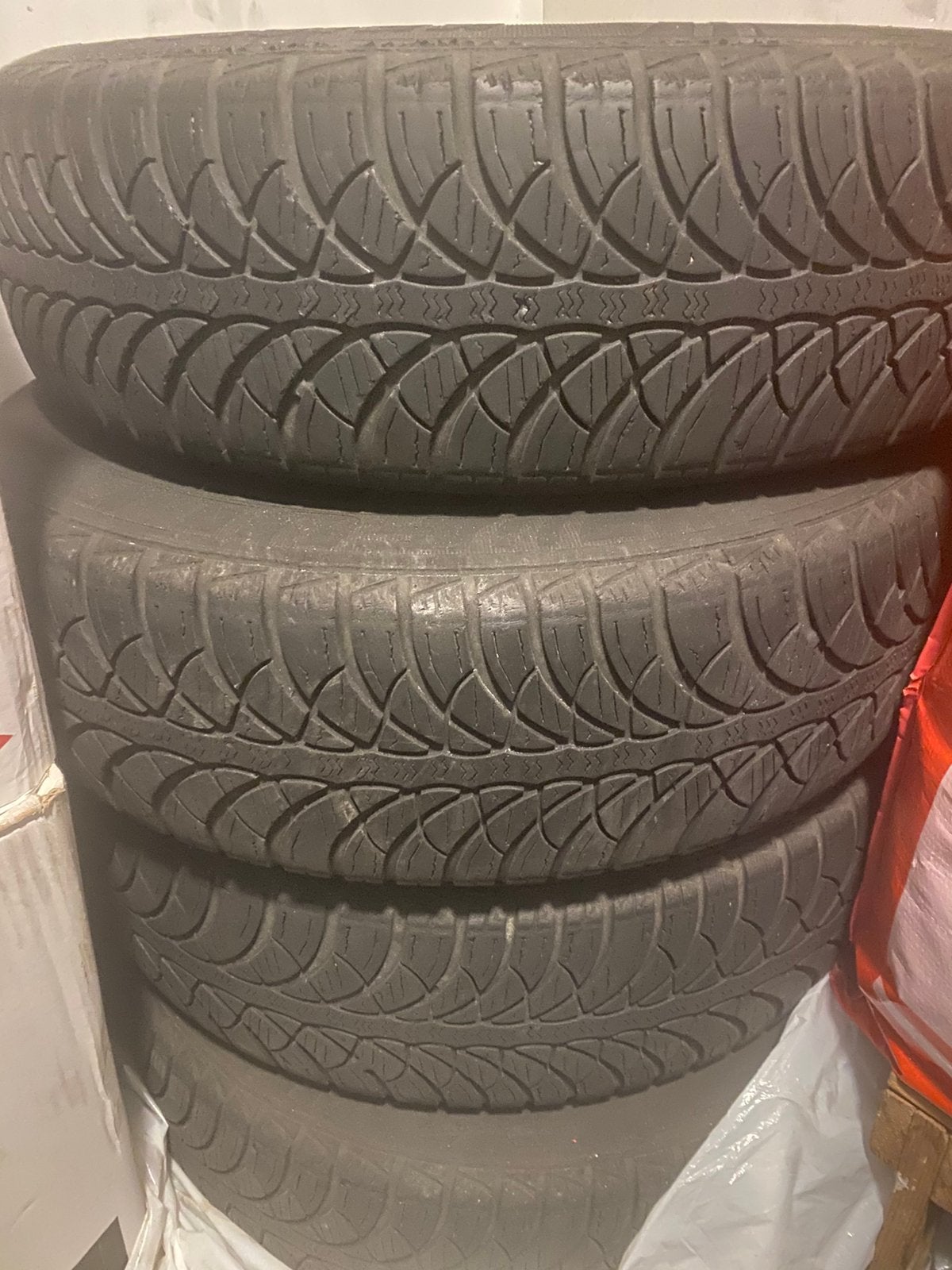Winterbanden 14 inch, Ophalen, 14 inch, Gebruikt, 155 mm