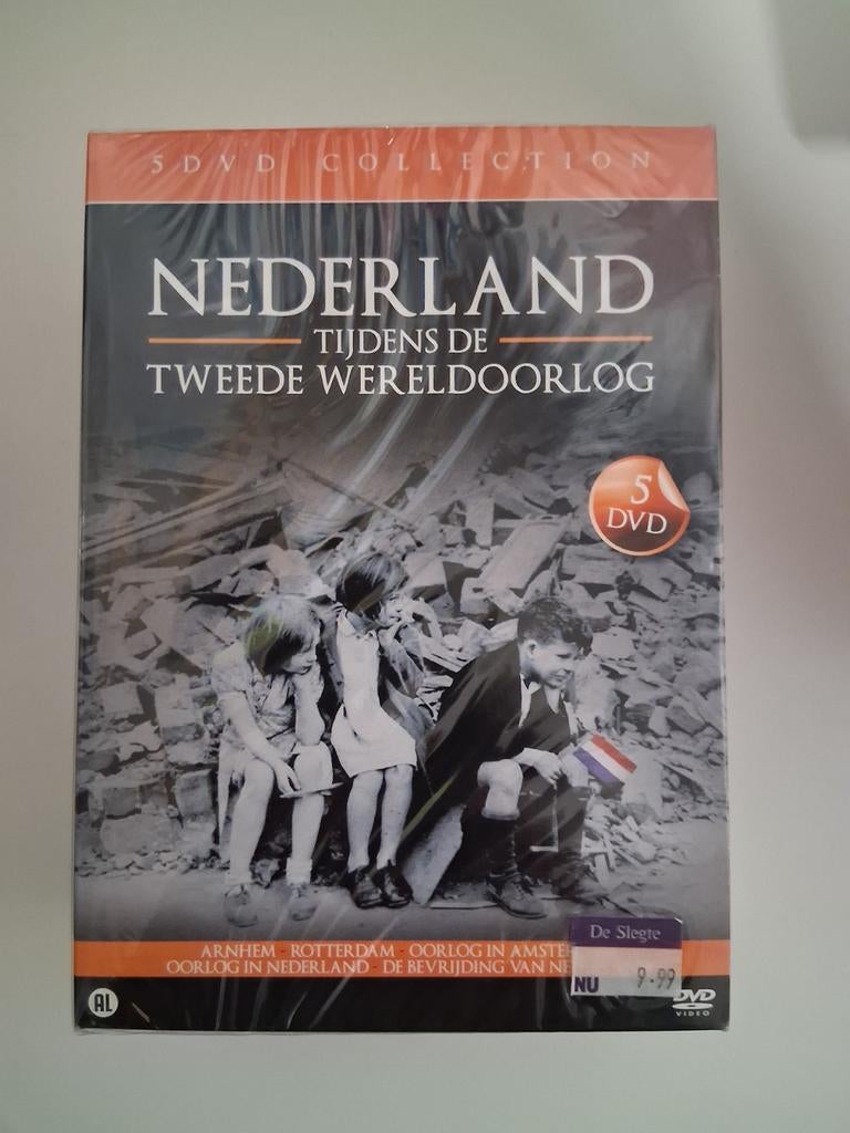Nederland Tijdens de Tweede Wereldoorlog 5 DVD Boxset nieuw, Boxset, Ophalen of Verzenden, Politiek of Geschiedenis, Nieuw in verpakking