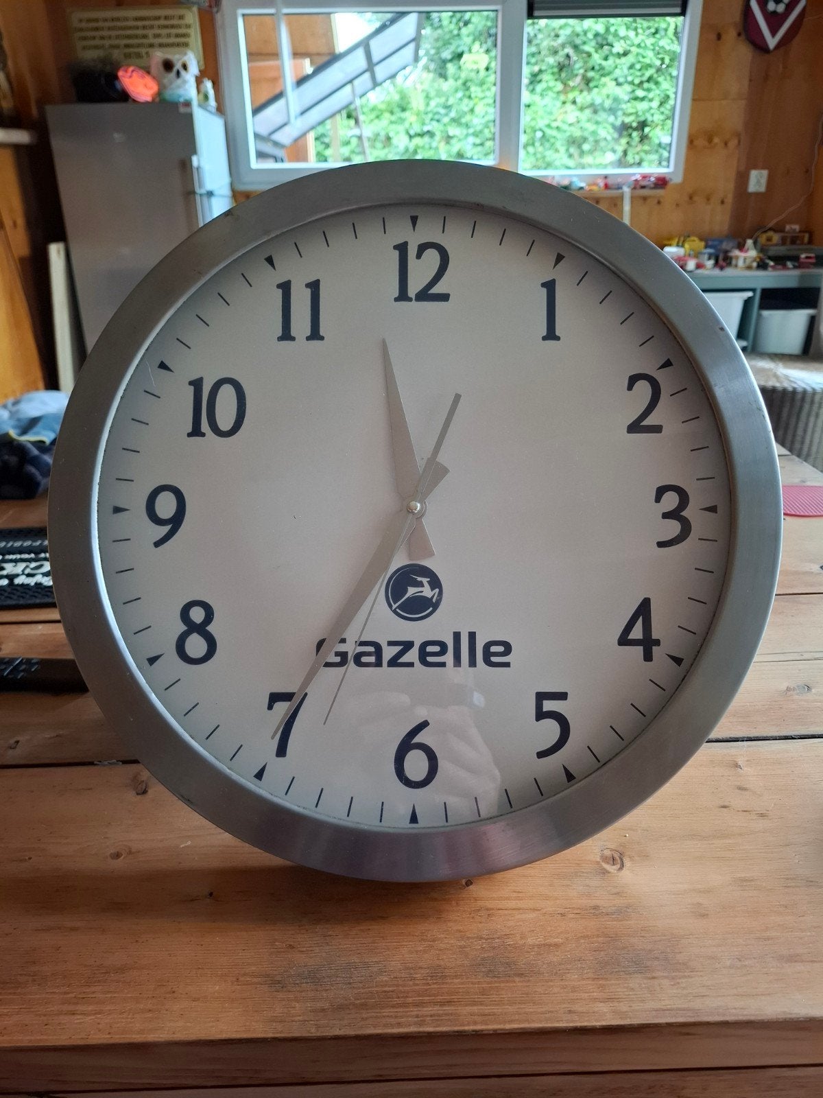 Gazelle fietsen reclame klok, Ophalen of Verzenden, Gebruikt, Overige typen