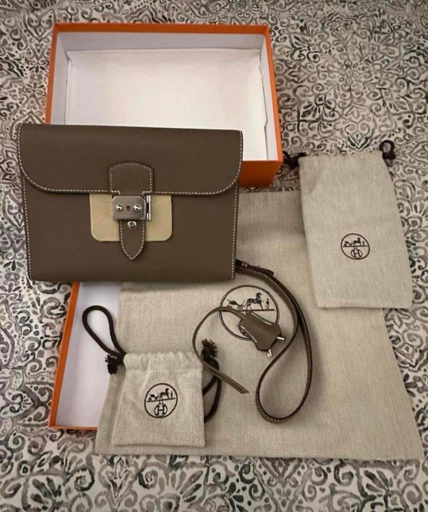 SAC A Depeches 21 Hermes Bag Splinternieuw, Ophalen, Zo goed als nieuw, Schoudertas, Overige merken