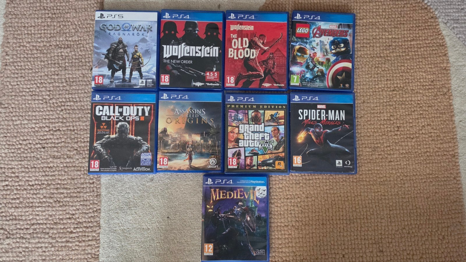PS4 Games: God of War, Call of Duty, GTA V en meer, Avontuur en Actie, Online, Gebruikt, Vanaf 18 jaar