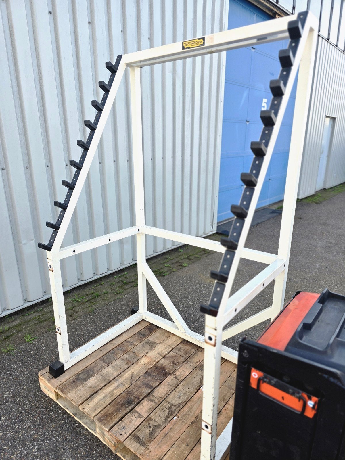 technogym squat rack, Sport en Fitness, Ophalen, Gebruikt, Overige typen