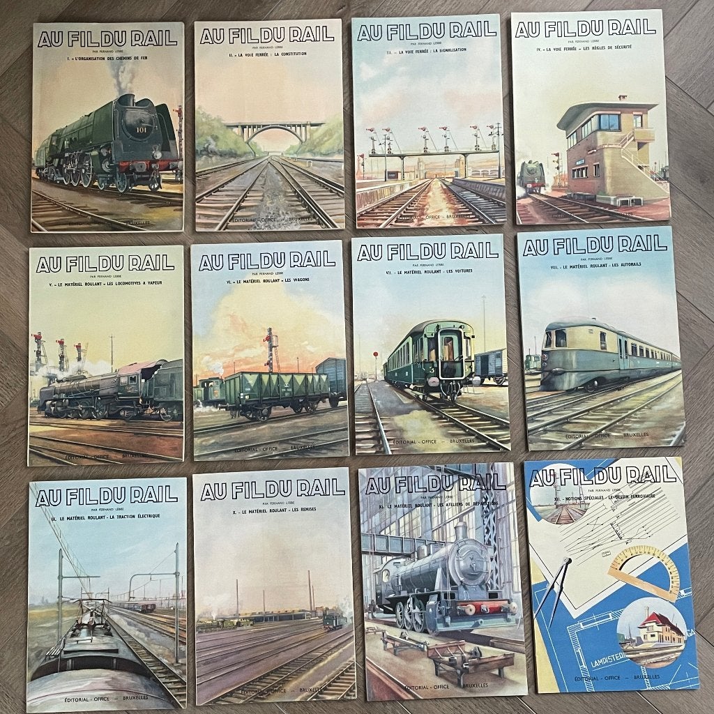 no 1 t/m 26 - Au fil du rail - 1946 tot 1950 super P0564, Overige merken, Gebruikt, Gelijkstroom, Boek, Tijdschrift of Catalogus