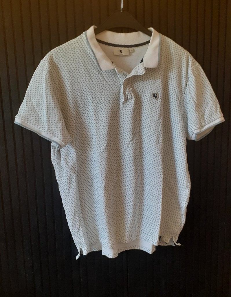 Heren Polo - Maat XL, Kleding | Heren, Wit, Ophalen of Verzenden, Zo goed als nieuw, Garcia