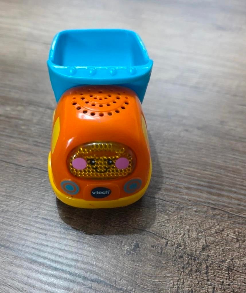 Leuke VTech Toet Toet Auto - Oranje kiepwagen, Ophalen of Verzenden, Gebruikt, 6 maanden tot 2 jaar