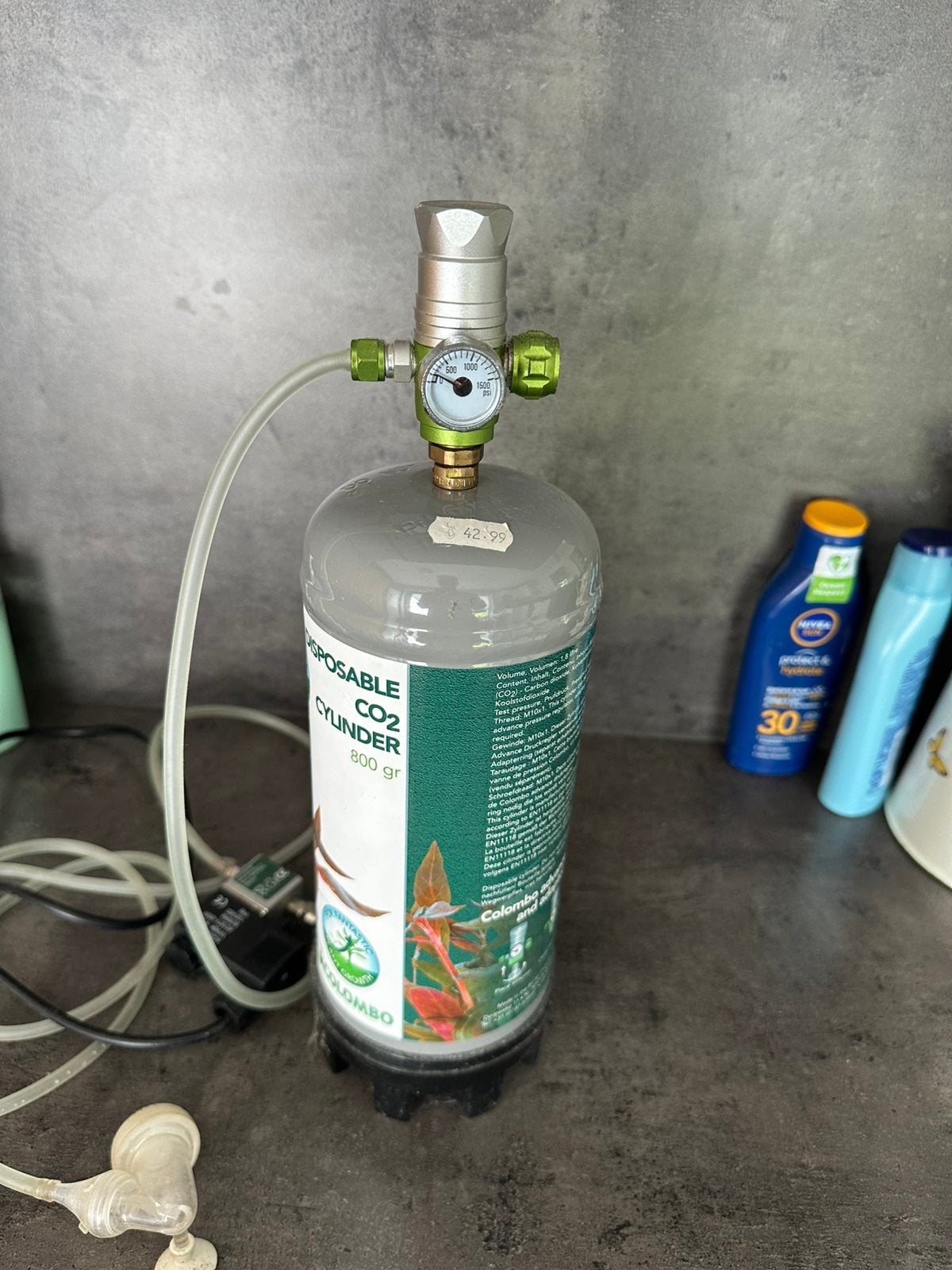 Co2 systeem aquarium, Ophalen, Gebruikt, CO₂-systeem