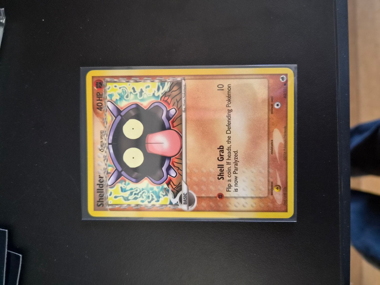 Shellder Pokémon kaart uit 2006, Ophalen of Verzenden, Zo goed als nieuw, Losse kaart