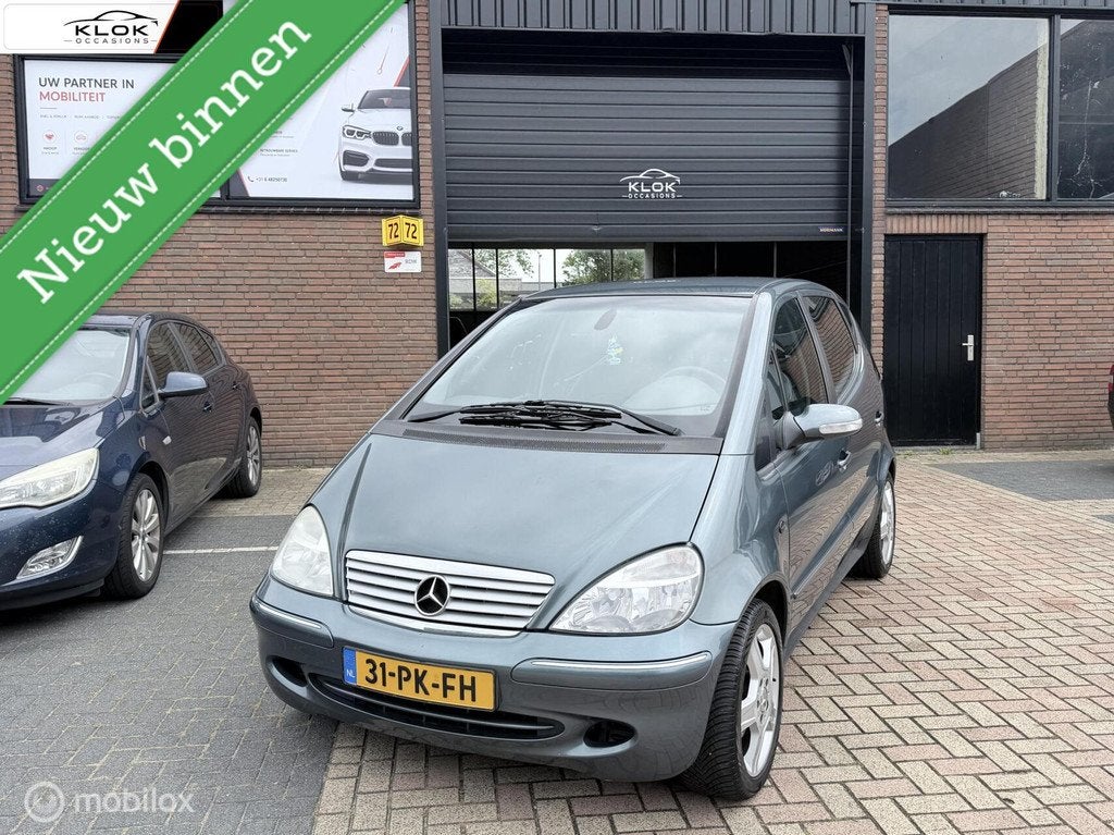 Mercedes A-klasse 140 Elegance Lang New APK NAP Cruise Airco, Voorwielaandrijving, Stof, 40 €/maand, 4 cilinders