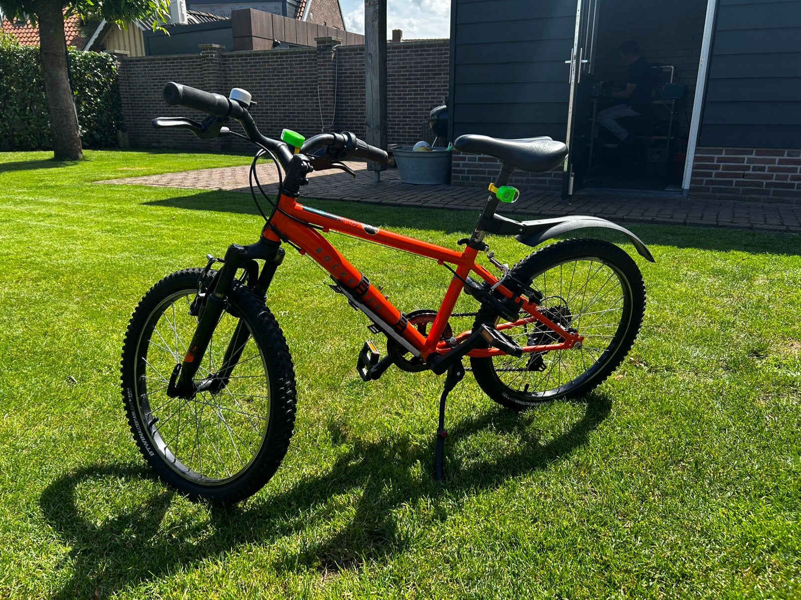 Fiets Rockrider EXPL500 20 inch oranje, Ophalen, Staal, Velgrem, 20 tot 24 inch
