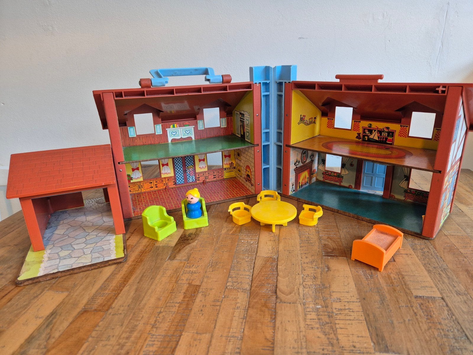 Fisher Price Speelhuis met deurbelletje, Ophalen, Gebruikt, Speelset, Met geluid