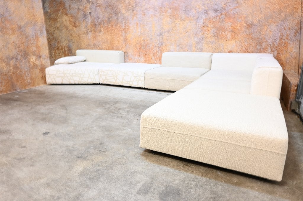 ZGAN elementen design bank van Italiaanse TOPmerk Molteni, Molteni, Hoekbank, 300 cm of meer, Ophalen of Verzenden