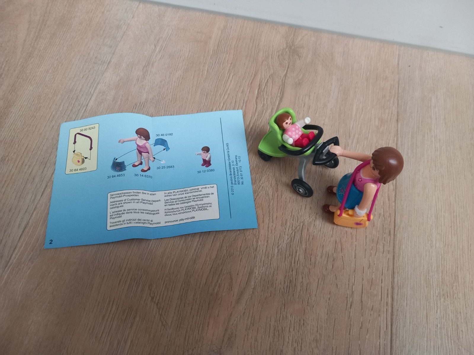 5491 Mama met Kinderwagen Playmobil, Kinderen en Baby's, Speelgoed | Playmobil, Ophalen, Gebruikt, Complete set, Overige typen
