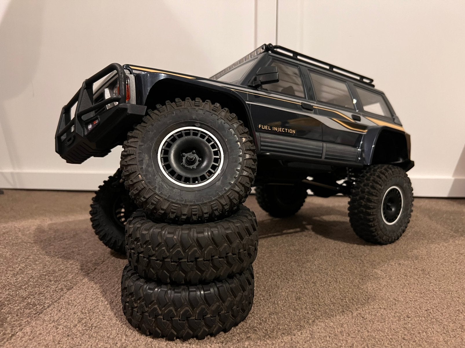 Yikong rc crawler 1/10, Ophalen of Verzenden, Zo goed als nieuw, Overige schalen, Auto offroad