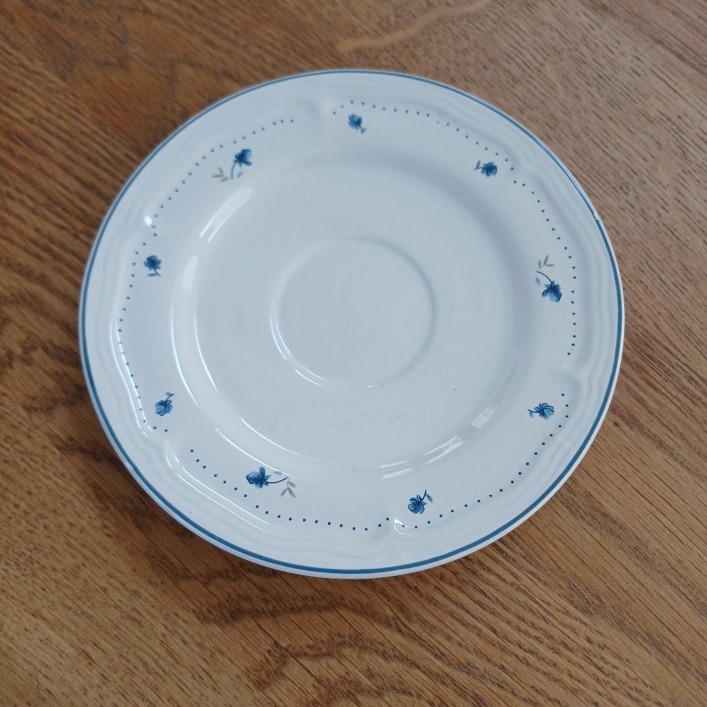 JMP-NewcorAG. Stoneware schotel met bloemmotief, Huis en Inrichting, Gebruikt, Overige merken, Vintage, Ophalen of Verzenden