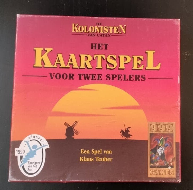 Kolonisten van Catan kaartspel, Ophalen of Verzenden, Zo goed als nieuw, 999 Games