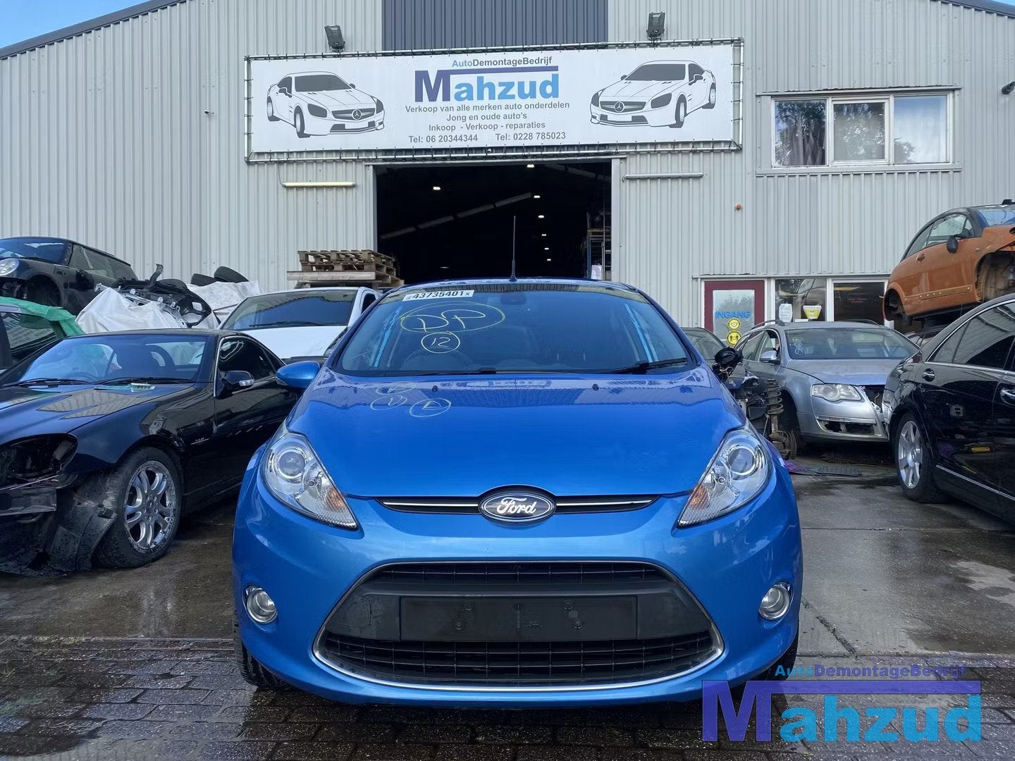 2011 FORD FIESTA 7 1.4 TDCI KVJA BLAUW 99 Onderdelen demonta, Auto-onderdelen, Gebruikt, Info@ford.com, Ophalen of Verzenden, Ford