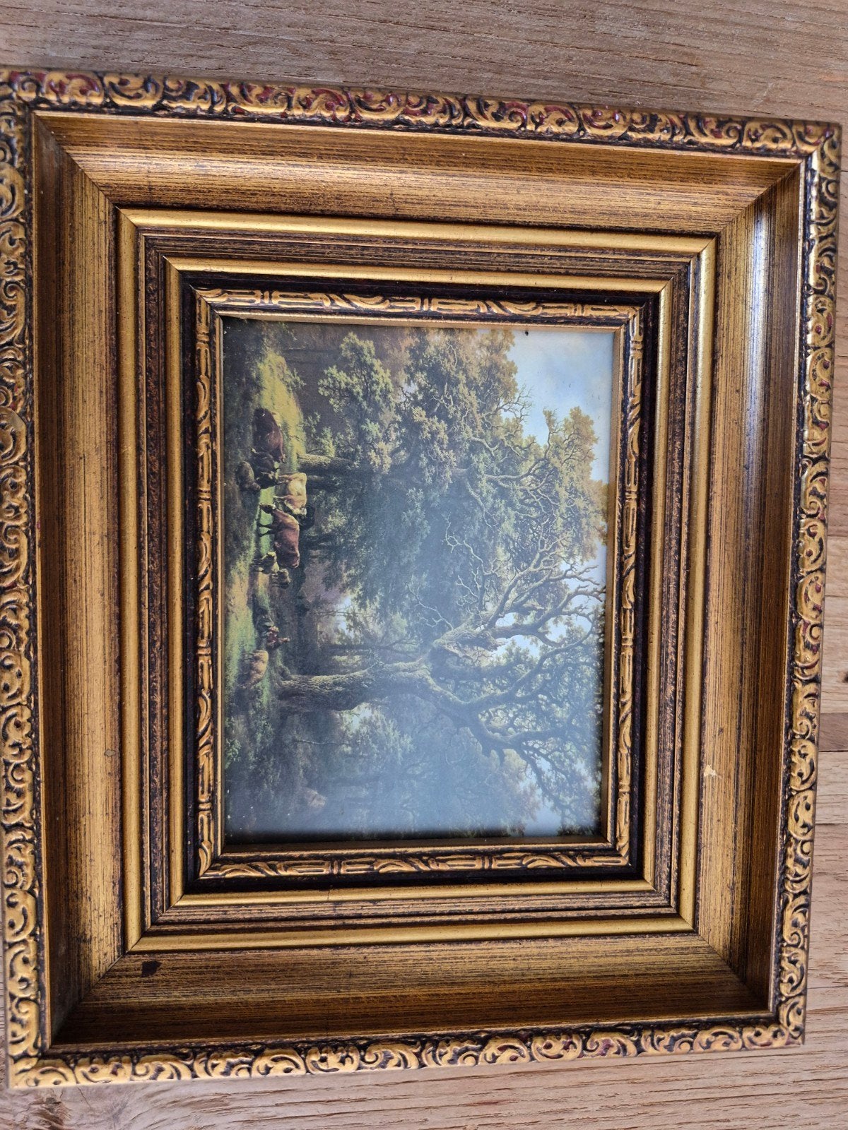 Schilderijlijst goudkleurig 21x24cm, Ophalen of Verzenden, Gebruikt, Hout