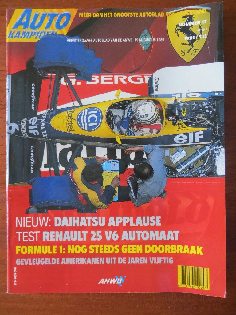 Autokampioen 17 1989 Renault 25, Applause, styling Favorit, Verzenden, Nieuw, Renault