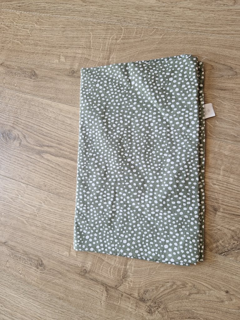 Ledikant laken, Groen, Jollein, Zo goed als nieuw, Ophalen
