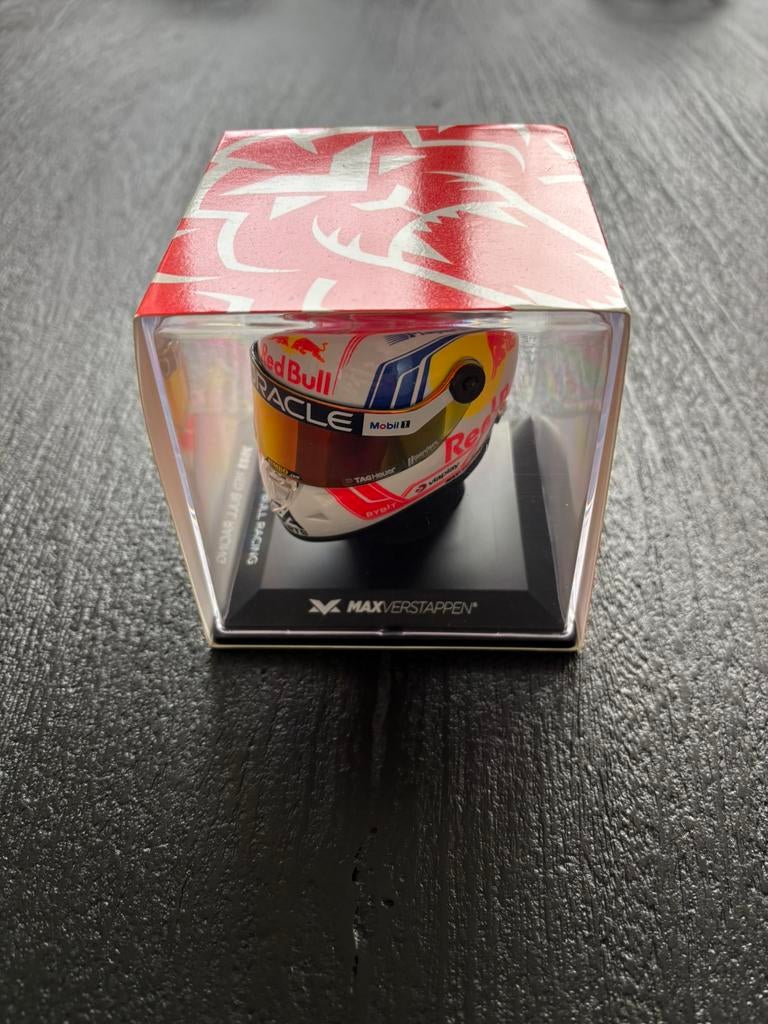 Seizoens helm 2022 Max verstappen 1/4, Ophalen of Verzenden, Zo goed als nieuw, Formule 1