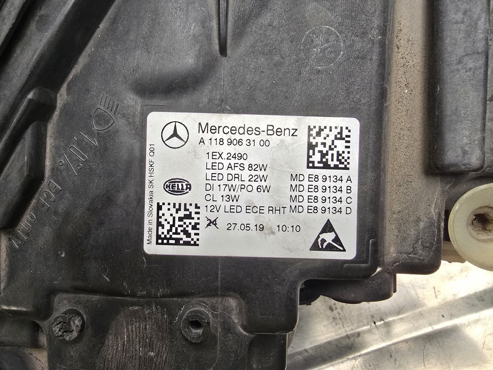 Mercedes CLA250 Koplamp - Origineel en Gebruikt, Ophalen of Verzenden, Gebruikt, Mercedes-Benz